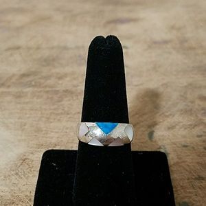 💙SOLD💙 925 Silver with Mother of Pearl and Turqu